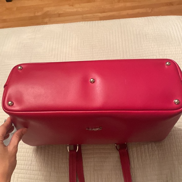 LONGCHAMP HONORÉ 404 leather tote in ruby. - Picture 6 of 16